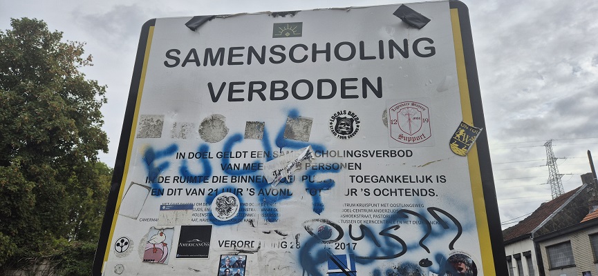 Wandeling door spookdorp Doel in België