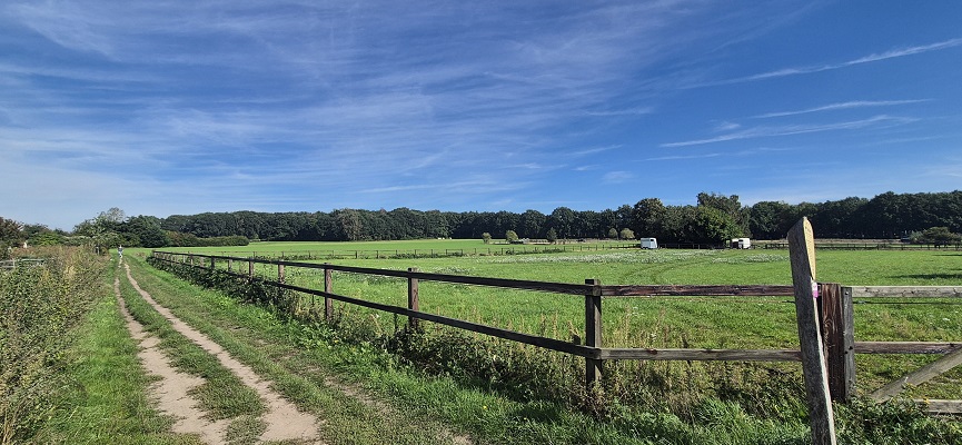 Wandeling over Trage Tocht Bennekom bij de Wageningse Eng