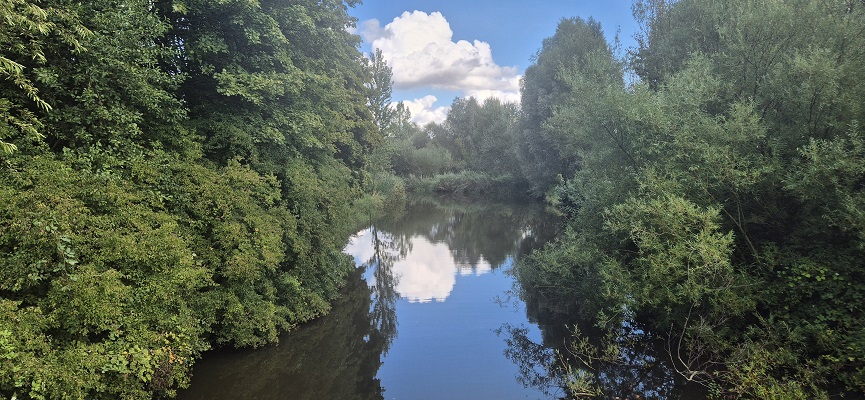 Wandeling over Trage Tocht bij de Aa of Weerijs