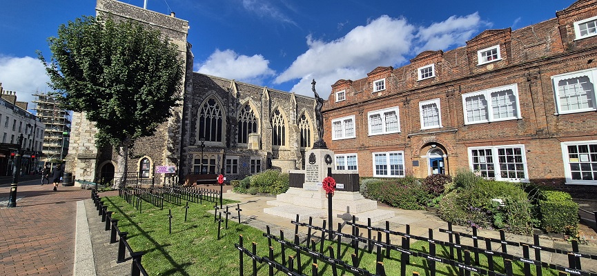Wandeling in Kent over North Downs Way van Shepherdswell naar Dover