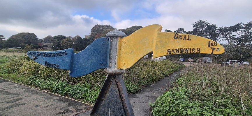 Wandeling over het South Coast Path van Deal naar Dover