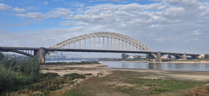 Wandeling Trage Tocht Nijmegen-Beek door de Ooypolder en langs de Bisonbaai en Waal