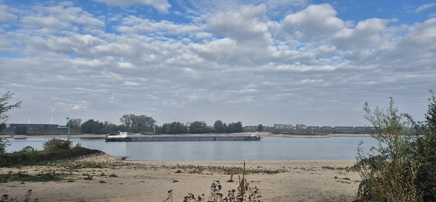 Wandeling Trage Tocht Nijmegen-Beek door de Ooypolder en langs de Bisonbaai en Waal